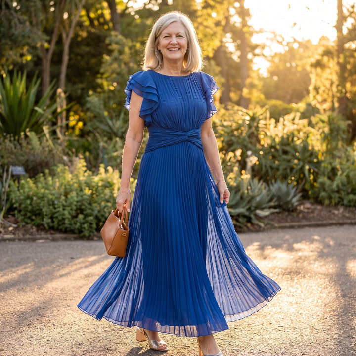 Fiona | Classic Pleated Dress