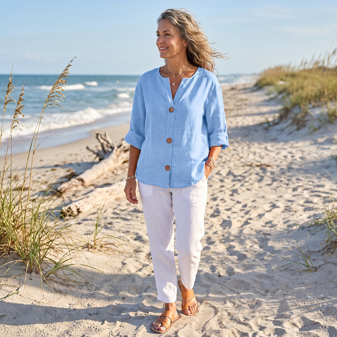 Hazel | Loose-fitting Summer Blouse