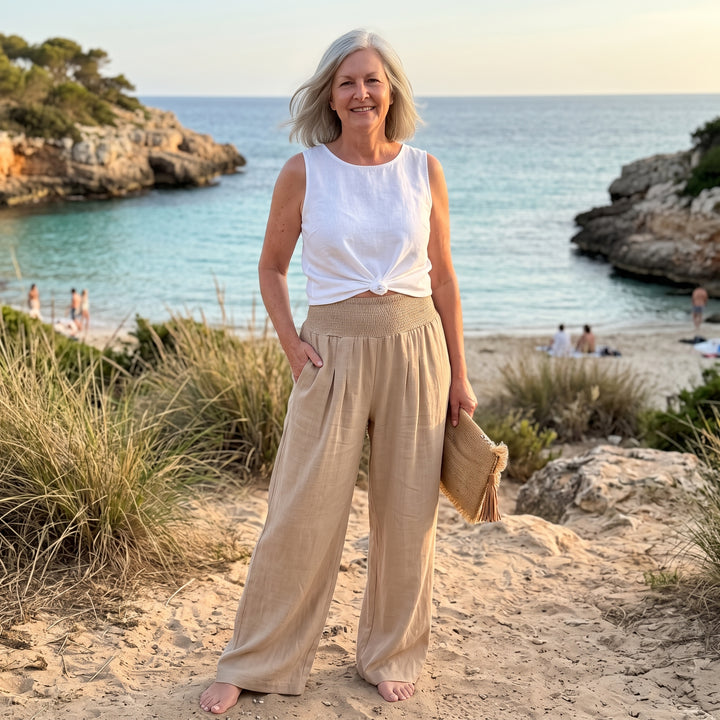 Susan™ | Flowing Beach Pants with Wide Legs