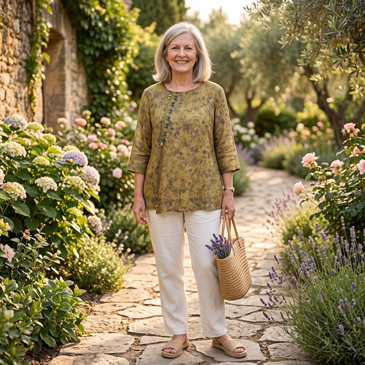 Noy™ | Floral Relaxed Blouse