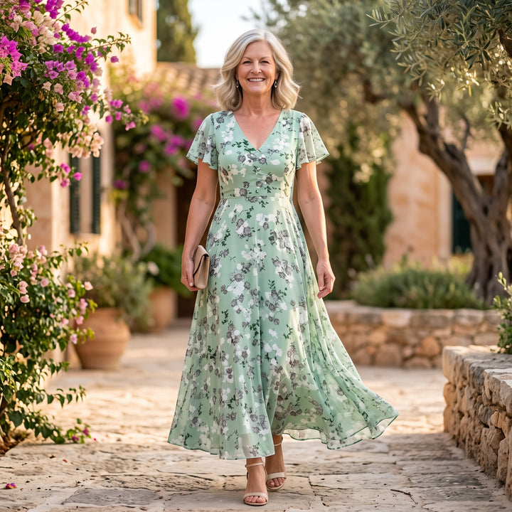 Victoria | Glamorous Tummy Covering Dress