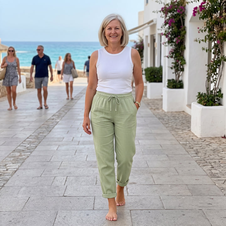 Lori™ | Premium Breathable Pants with Elastic Waist