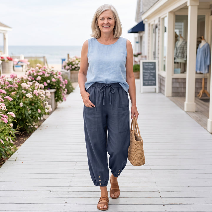 Lena™ | High Waist Relaxed Pants