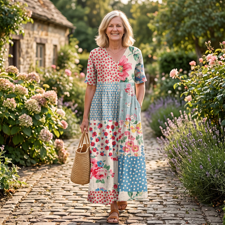 Kristen™ | Elegant Retro Maxi Dress