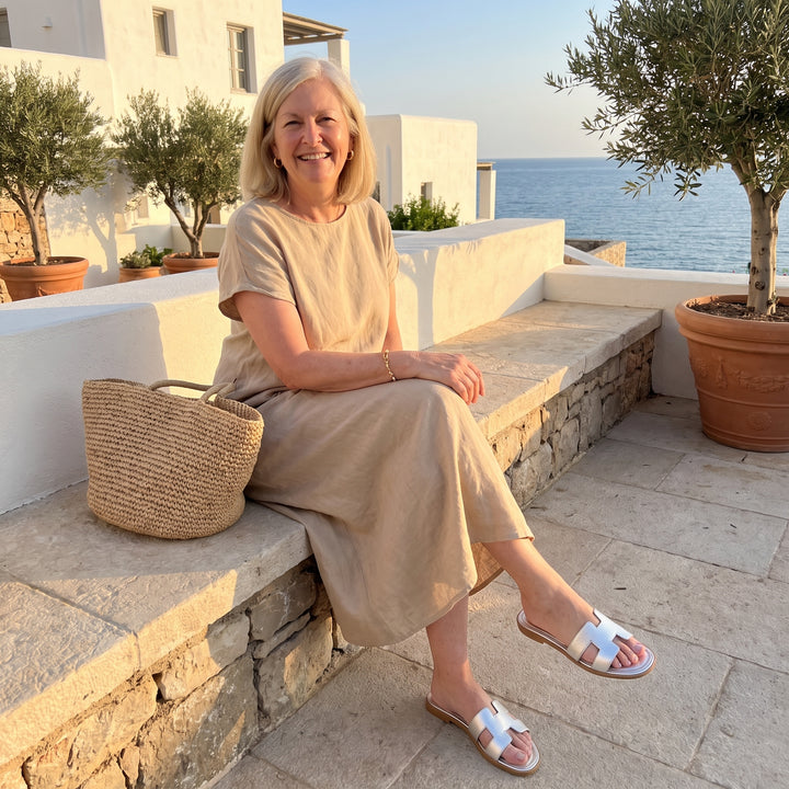 Lori | Flat Sandals in Elegant Summer Style
