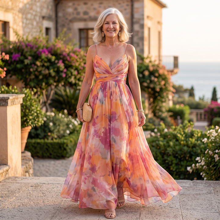 Lily | Floral Elegance Maxi Dress