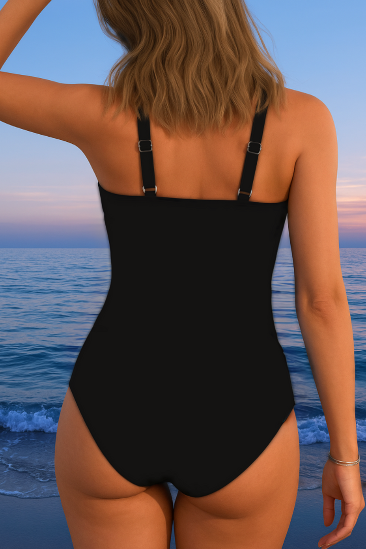 Selena | Luxurious Wrap Swimsuit with Colorful Print