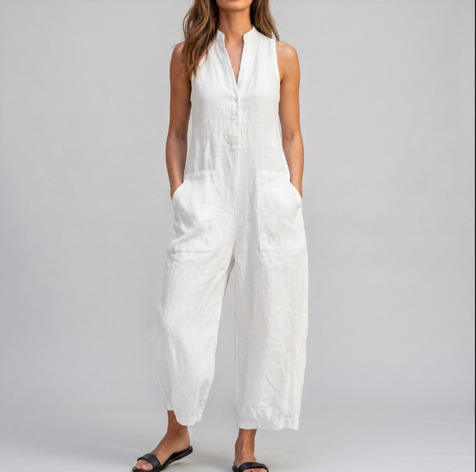 Ariana | Sleeveless Wide-Leg Jumpsuit