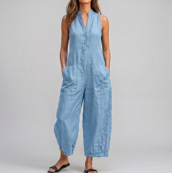 Ariana | Sleeveless Wide-Leg Jumpsuit