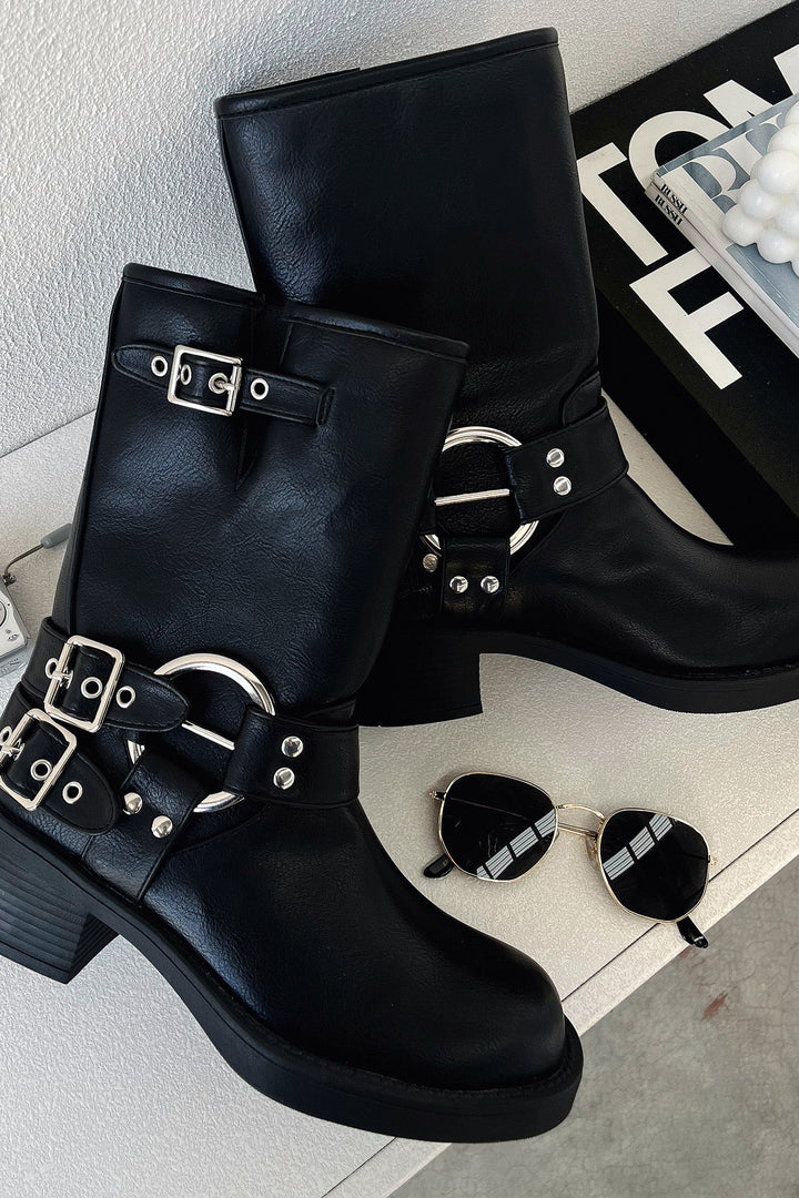 Rhea™ | Women's Black Short Boots