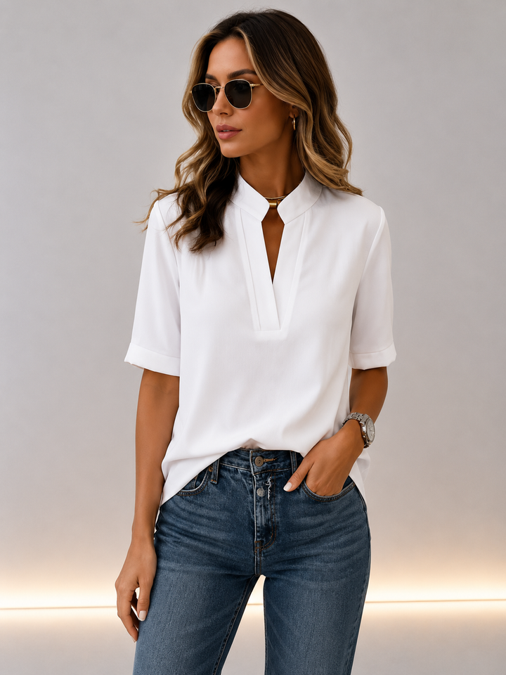 Alessia | Relaxed-Fit Short-Sleeve Shirt