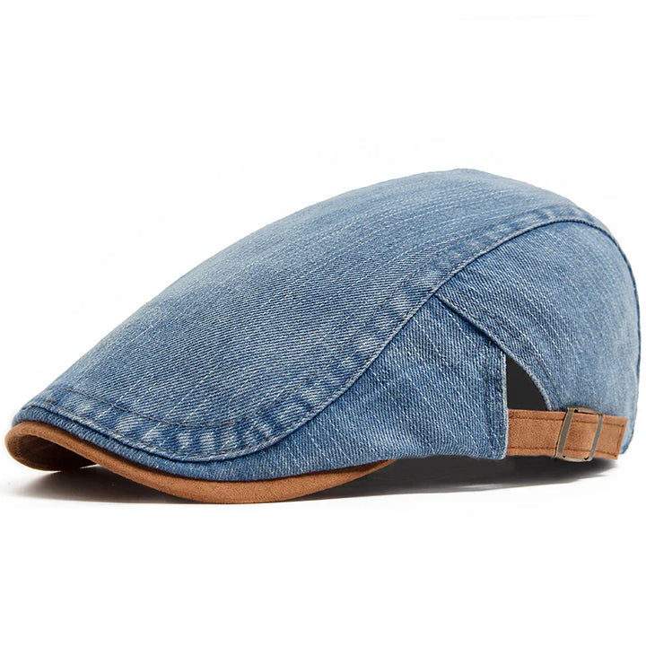 Thomas | Denim Flat Cap