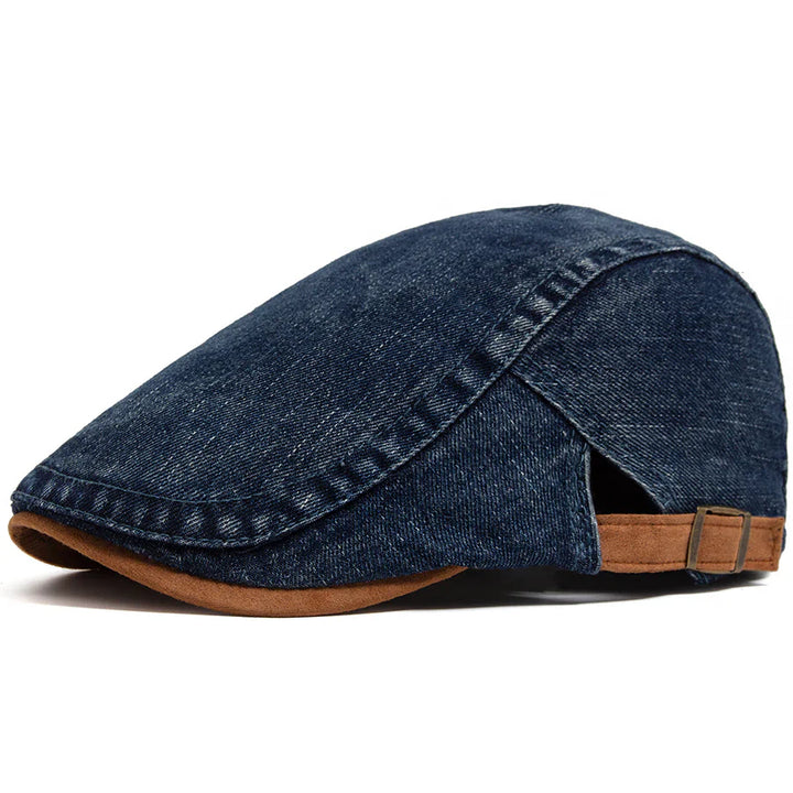 Thomas | Denim Flat Cap