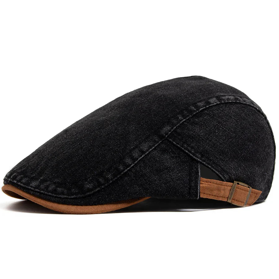 Thomas | Denim Flat Cap