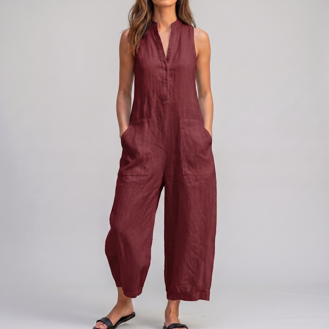 Ariana | Sleeveless Wide-Leg Jumpsuit