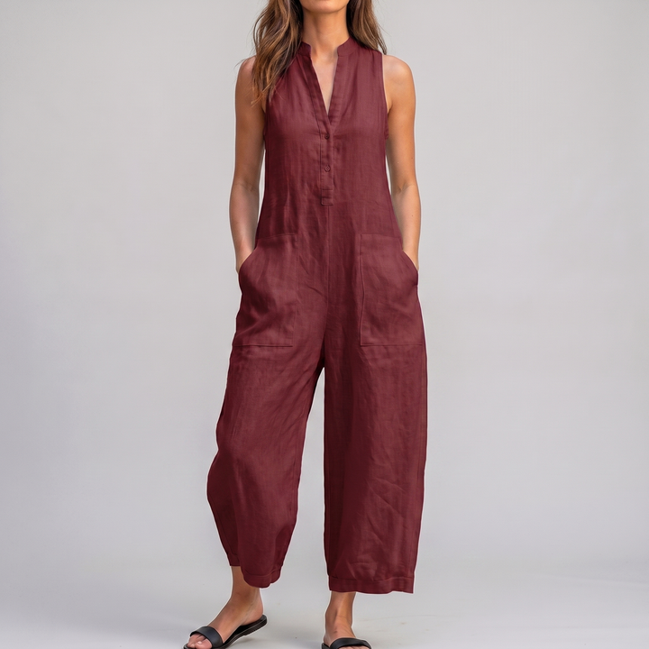 Ariana | Sleeveless Wide-Leg Jumpsuit