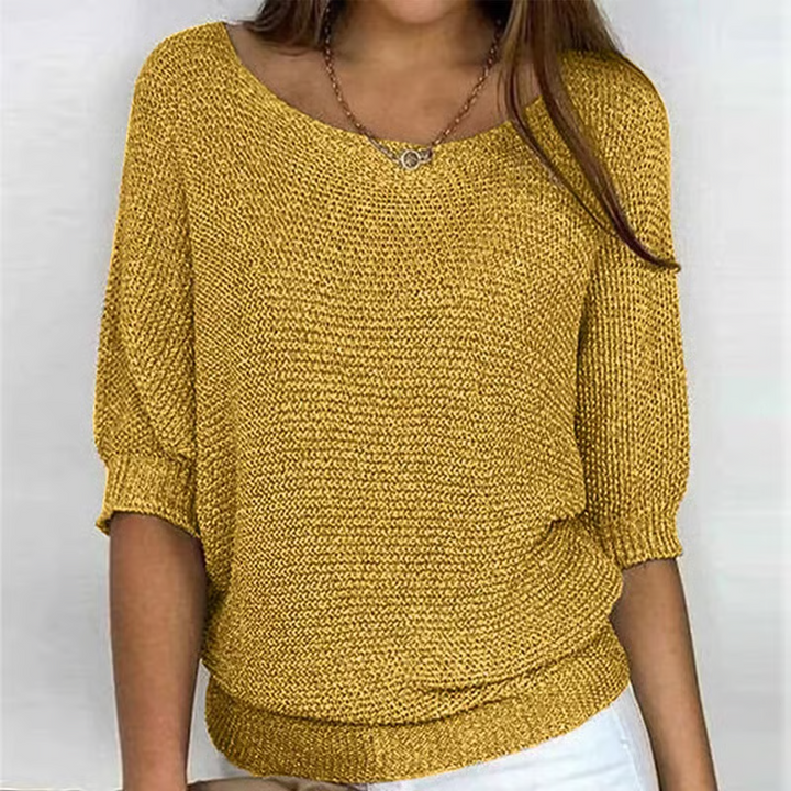 Venus | Lightweight Summer Top with Three-Quarter Sleeves