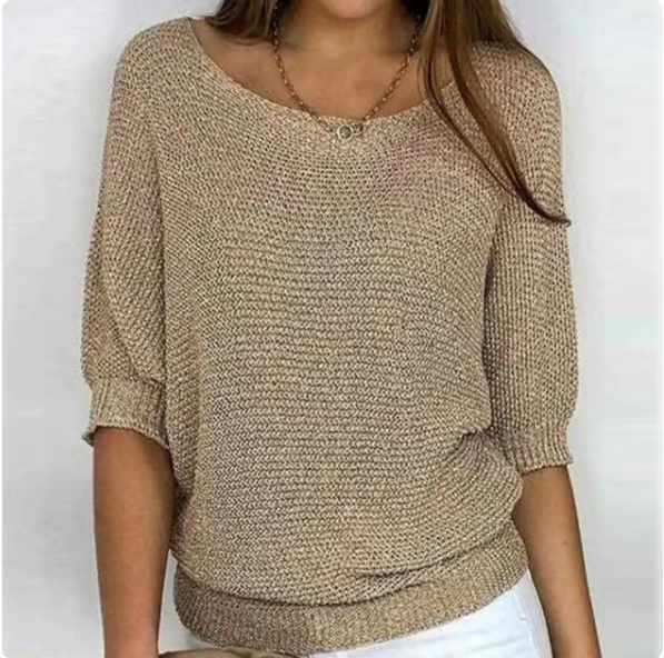 Venus | Lightweight Summer Top with Three-Quarter Sleeves