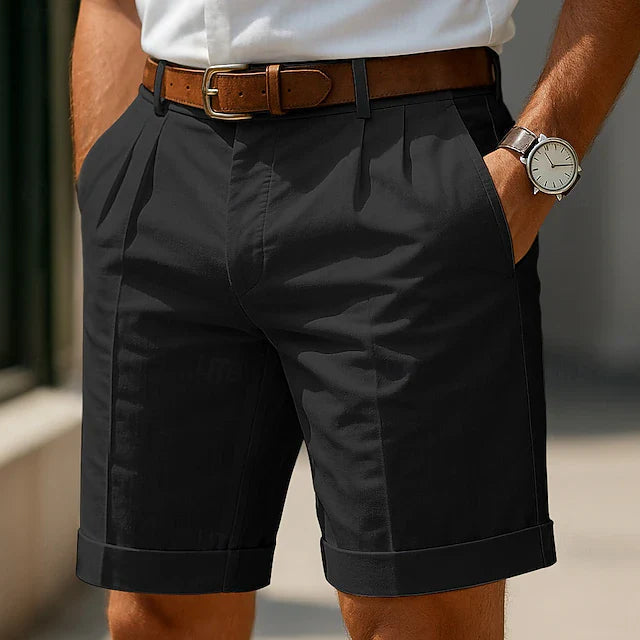 Henry | Summer Pleated Chino Shorts