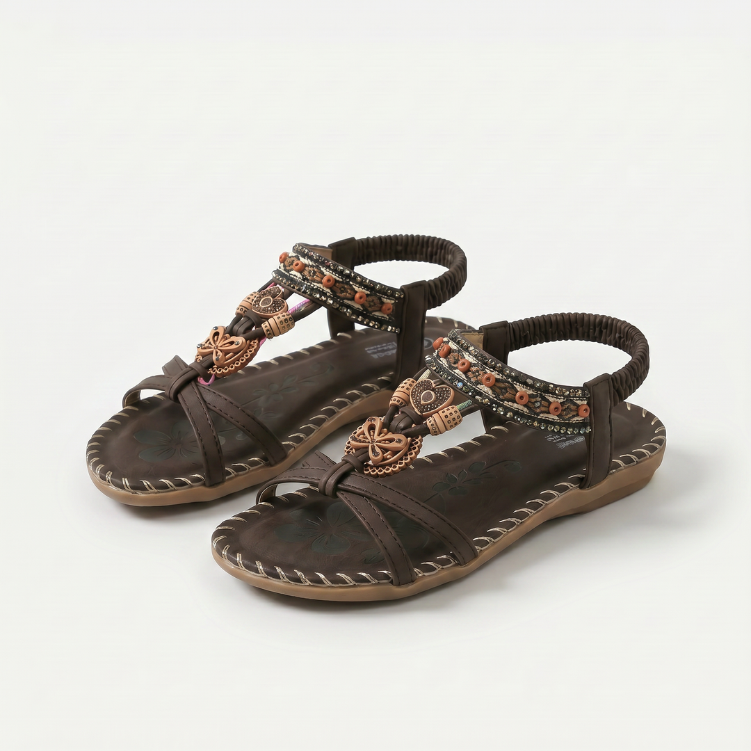 Nadia | Orthopedic Sandals in Ibiza Style for Comfort & Elegance