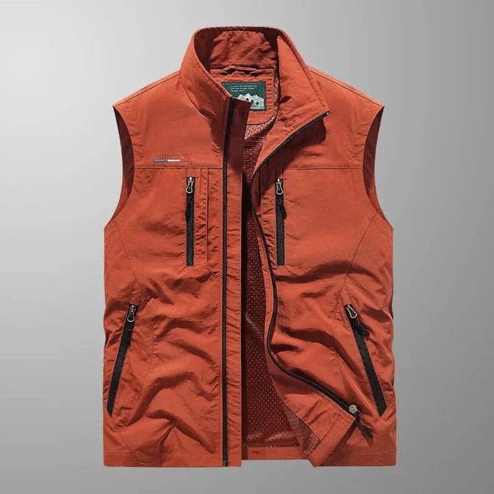 Olsen | Breathable Multi-Pocket Cargo Vest