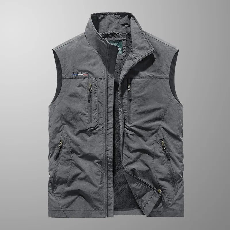 Olsen | Breathable Multi-Pocket Cargo Vest