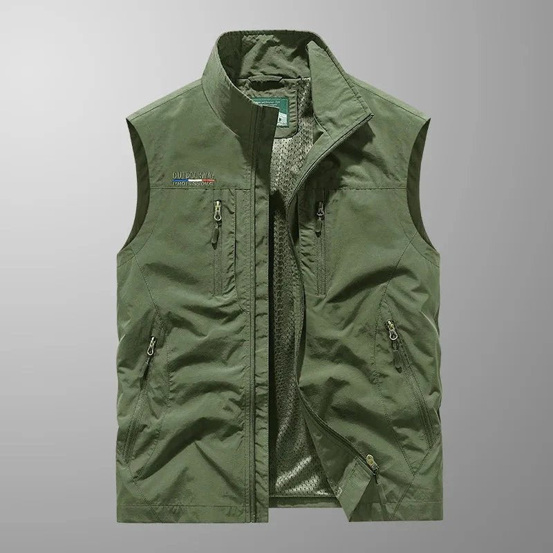 Olsen | Breathable Multi-Pocket Cargo Vest