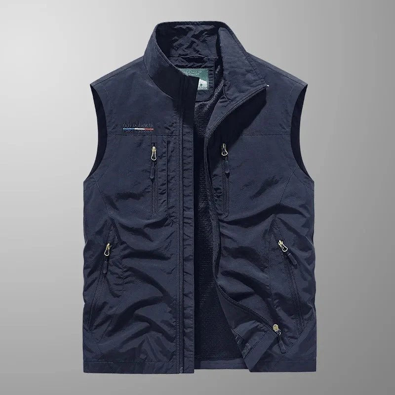 Olsen | Breathable Multi-Pocket Cargo Vest