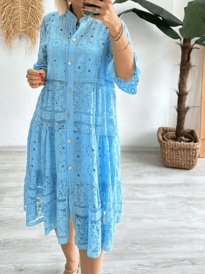 Cherylann™ | Floral Midi Dress