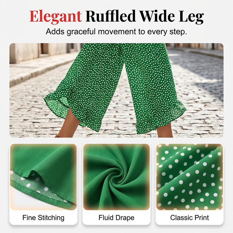 Rabiya | Lightweight High-Waisted Wide-Leg Pants for Summer