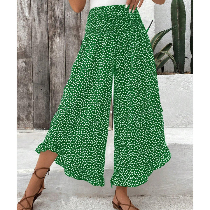 Rabiya | Lightweight High-Waisted Wide-Leg Pants for Summer
