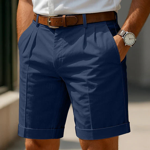 Henry | Summer Pleated Chino Shorts